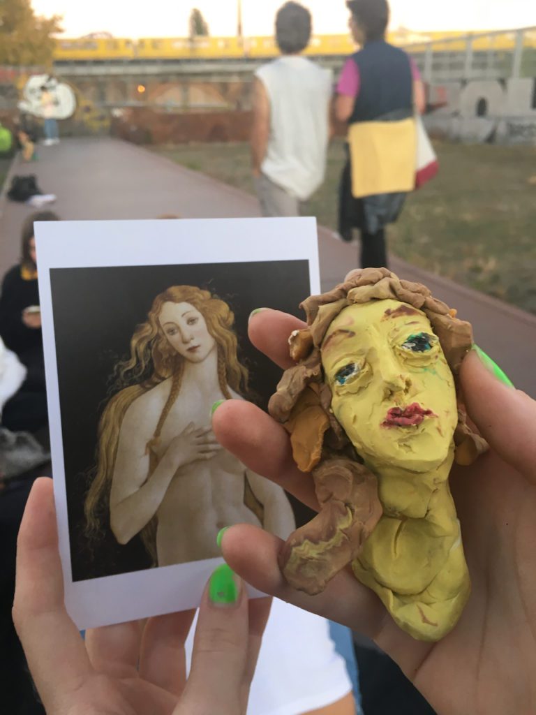 Botticelli, Venus, Gemäldegalerie Berlin, Postkarte