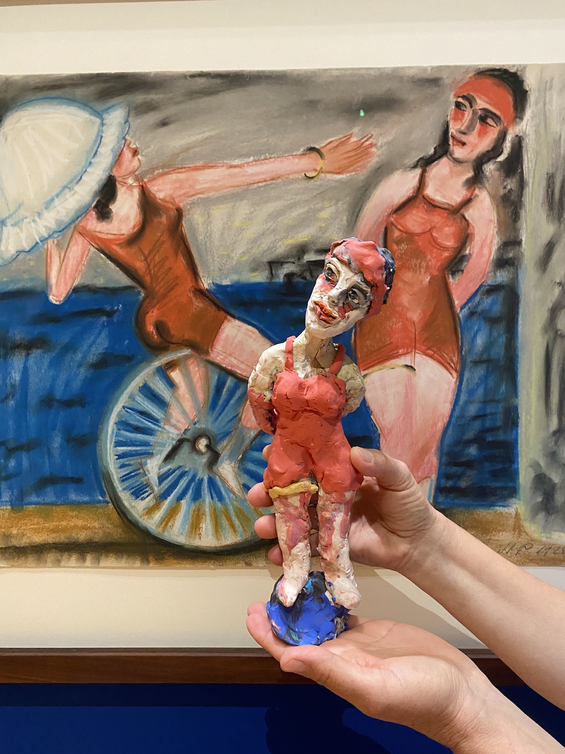 playdoughartrproject-blauerreiter-2025- - 3 Donatello in Berlin, Madonna mit Kind playdoughartproject, helping hands